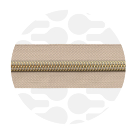 Zipper zoo - Rits light clay