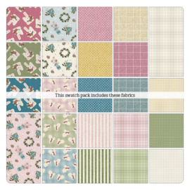 Charm Pack Benartex Fabrics  - A Wooly Garden