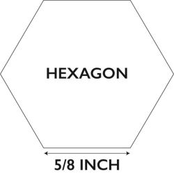 Hexagon 5/8 inch