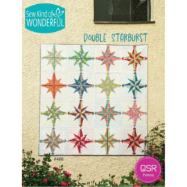 Quiltpatroon - Double Starburst (QSR patroon)