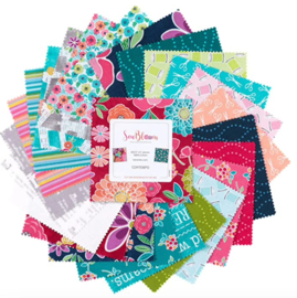 Charm Pack Benartex - Sew Bloom