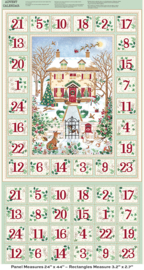 Advent Panel Country Christmas  - 238G