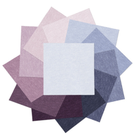 10 x 10 Pack Benartex - Cotton Shot Blue/Purple
