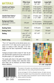 Quiltpatroon - Leafy by Elizabeth Hartman