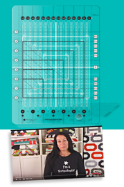 Creative Grids Quilt ruler : Stripology Mini - CGRGE3