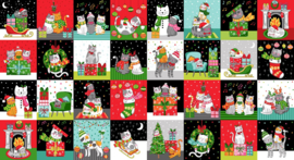 Santa Paws Blocks Panel - 2478/1