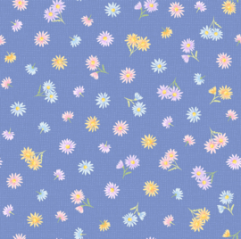 Gathering Sun Tossed Floral Blue - 11193B