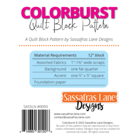 Quiltpatroon - Colourburst