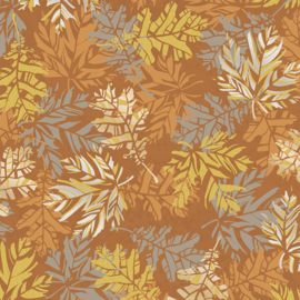 Autumnston Tossed Graphic Leaves Acorn  - 239734/79