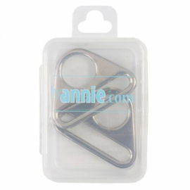 By Annie - Triangle ring 1½  inch = 38 mm
