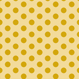 Medium Dots Flaxen Yellow - 13029