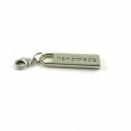 Handmade label - zipper pull