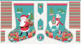 Let it Snow Christmas Stocking Panel  - 2235/1