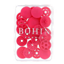 Bohin Finger Snap Buttons - roze