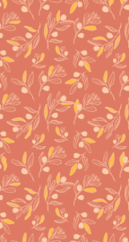 Orchard & Grove Berry Branch Coral - 53966/9