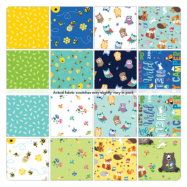 Jelly Roll Kanvas Fabrics  - Happy Camper