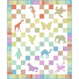 Quiltpatroon - Petit Jardin Menagerie