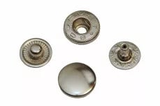 Drukker 12 mm - zilver of brons