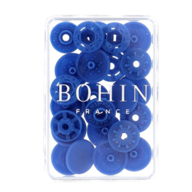 Bohin Finger Snap Buttons - blauw