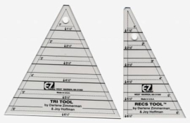Liniaal EZ Quilting  - Tri-recs Triangle Ruler