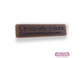 Zipper Zoo Bag Label - Uniquely Yours