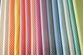 Pakket 12 Fat Eights / Fat Quarters - Tilda Medium Dots