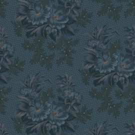 Midnight Bloom Large Floral Navy - 11260N