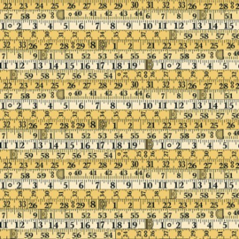 Sewing Room Tape Measures Yellow - 2507Y