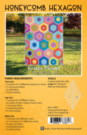 Quiltpatroon - HoneyComb Hexagon by Krista Moser