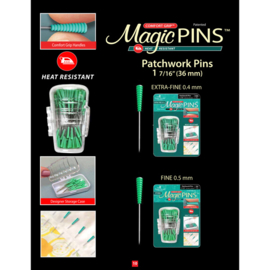 Magic Pins Patchwork (spelden)  -  FINE (50 stuks)