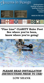 Clarity Ruler foot