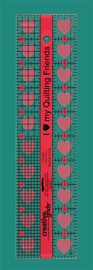 Creative Grids  Quilt ruler 2,5 x 10 inch   - CGRQF