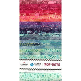 Jelly Roll Island Batik -  Pop Dots