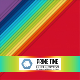 10 x 10 Pack Lumin Fabrics - Ecco Cotton Prime Time