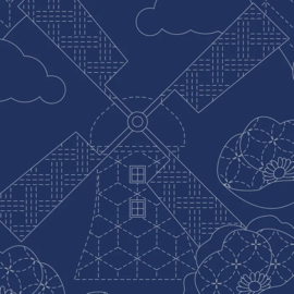 Sashiko Panel Little Scenes- DV4269