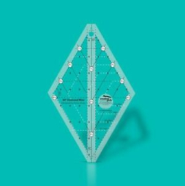 Creative Grids Quilt ruler : 60 gr Diamond Mini  - CGRDIAMINI