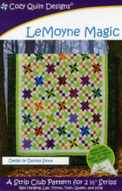 Quiltpatroon - Le Moyne Magic (gebruik de Strip Tube ruler)