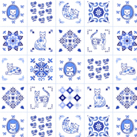 Chateau Meow Tiny Tiles - 5534/21