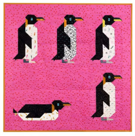 Quiltpatroon - Waddle Brigade: A Penguin Quilt