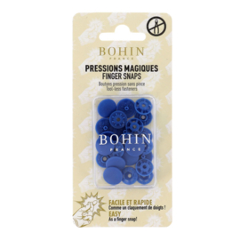 Bohin Finger Snap Buttons - blauw
