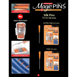 Magic Pins (spelden) Silk - EXTRA FINE (50 stuks)