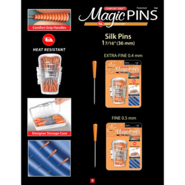Magic Pins (spelden) Silk - FINE (50 stuks)