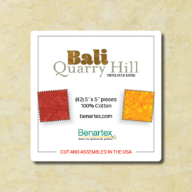 Charm Pack Benartex  - Bali Quarry Hill