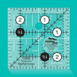 Creative Grids Quilt ruler 2,5 x 2,5 inch  - CGR2