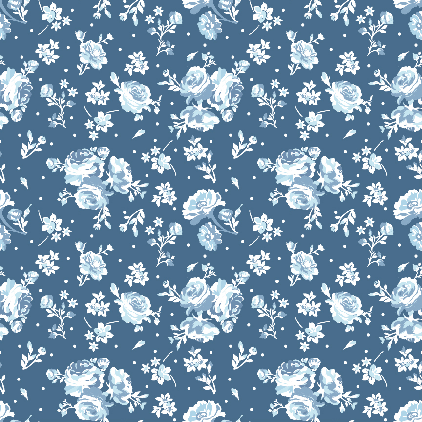 Elise Vintage Rose Denim - 25505