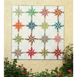 Quiltpatroon - Double Starburst (QSR patroon)