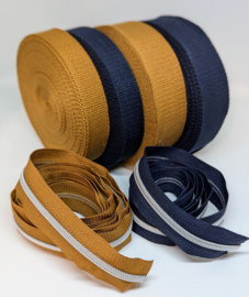 Tassenband katoenmix - 25 mm