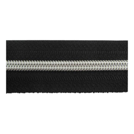 Rits van de rol 5 mm / 35 cm zilver - Emmaline Bags
