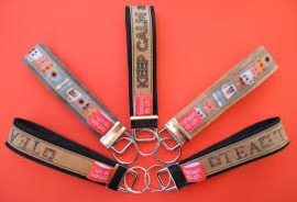 Sleutelhanger met ring - zilver