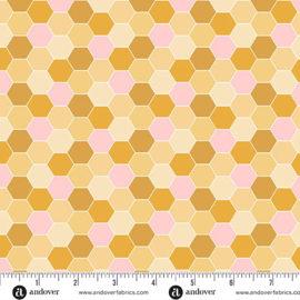 Sunset Cottage Hexie Blossom Yellow - 10275Y